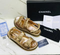 Chanel Sandals Golden