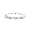 KELLY CHAIN SILVER DIAMOND BRACELET